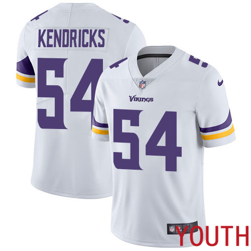 Minnesota Vikings #54 Limited Eric Kendricks White Nike NFL Road Youth Jersey Vapor Untouchable->youth nfl jersey->Youth Jersey